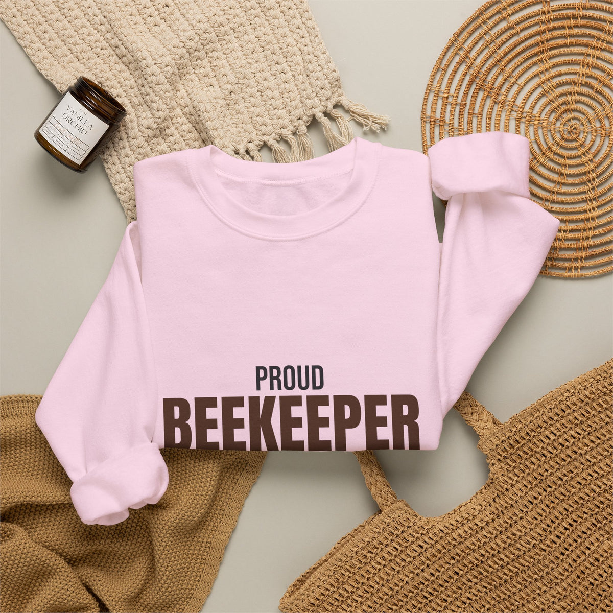 Proud Beekeeper Bee Kind Sweatshirt, Beekeeper Crewneck