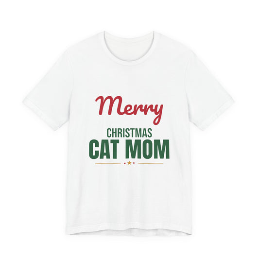 Merry Christmas Cat Mom Shirt