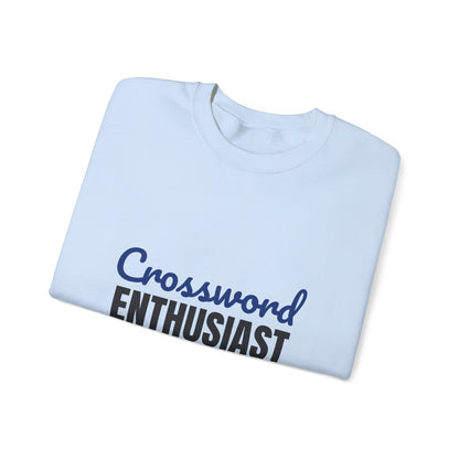 Crossword Enthusiast In Pen Obviously Sweatshirt, Crossword Enthusiast Crewneck Sweatshirt