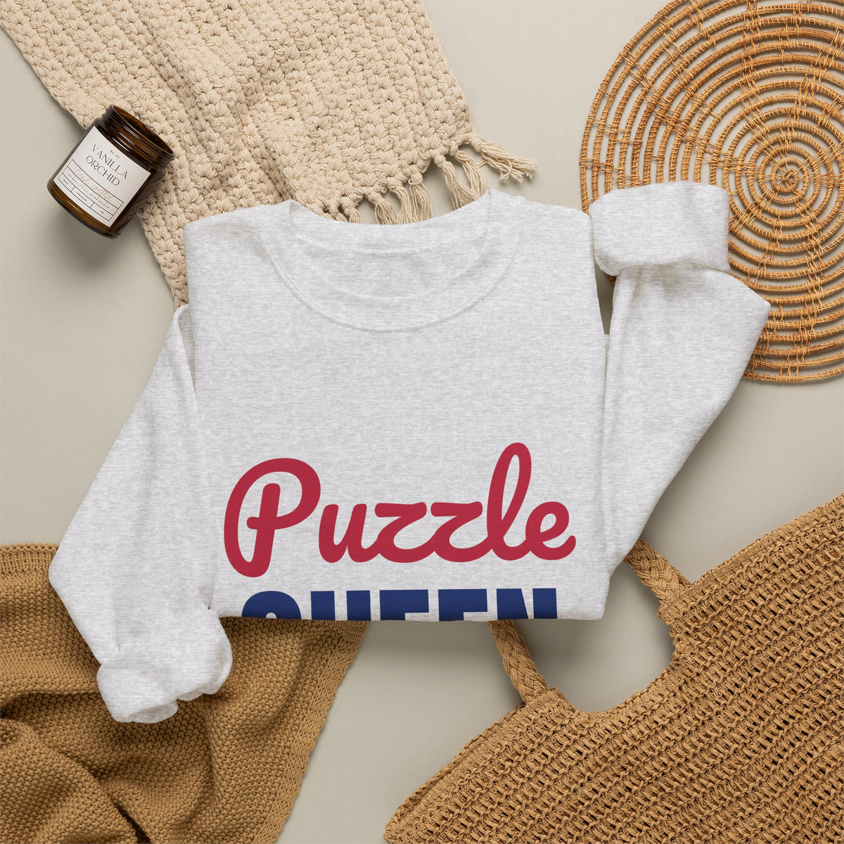 Puzzle Queen One More Piece Sweatshirt, Puzzle Queen Crewneck Sweatshirt