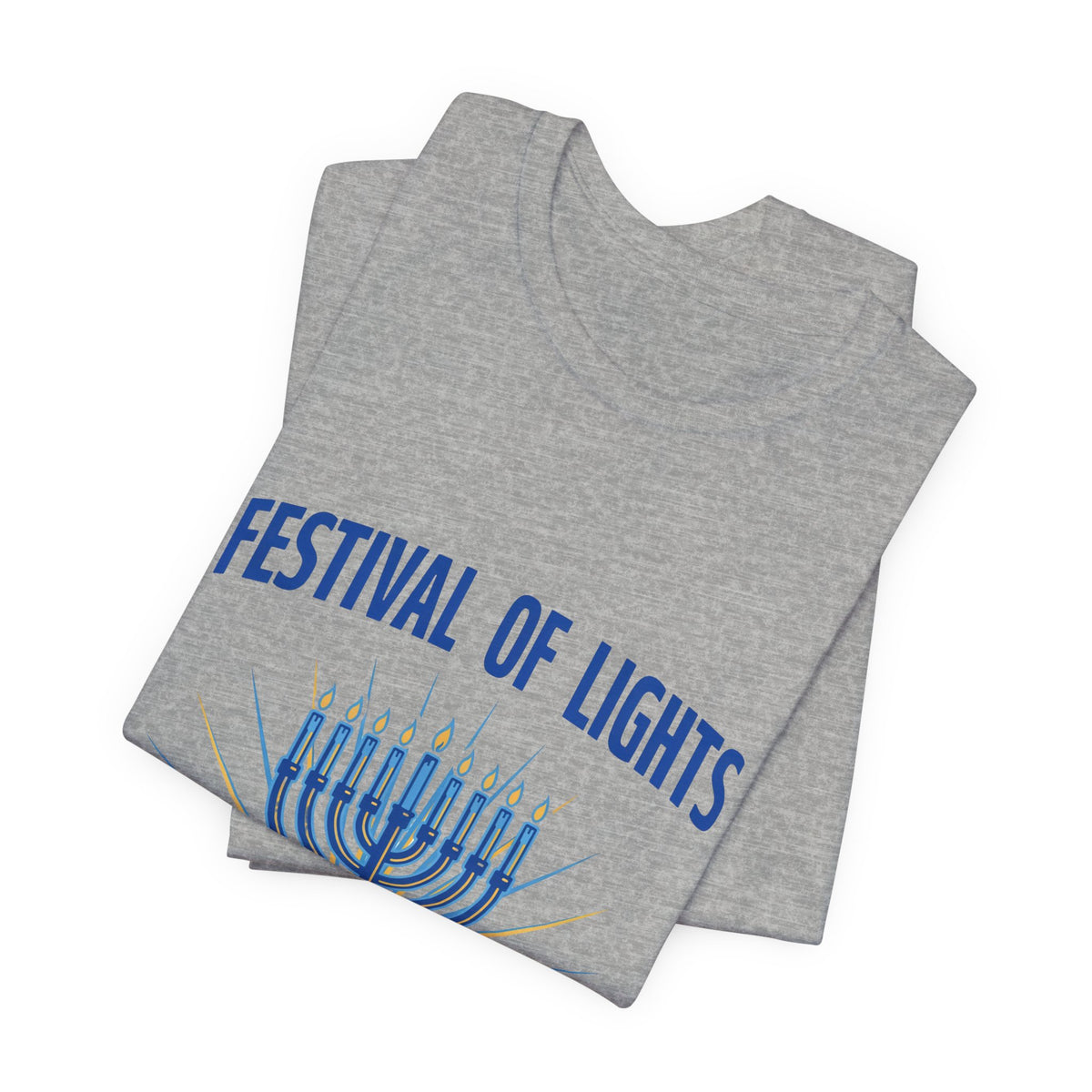 Festival of Lights Hanukkah Shirt, Hanukkah T-Shirt, Menorah Tee