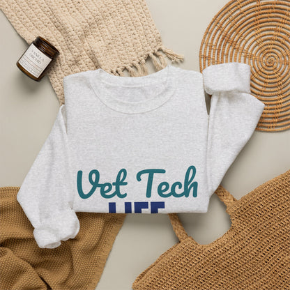 Vet Tech Life Saving Paws Daily Sweatshirt, Vet Tech Crewneck Sweatshirt