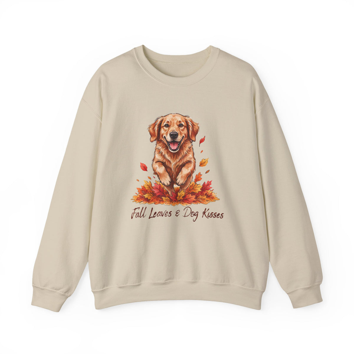 Fall Leaves and Dog Kisses Sweatshirt