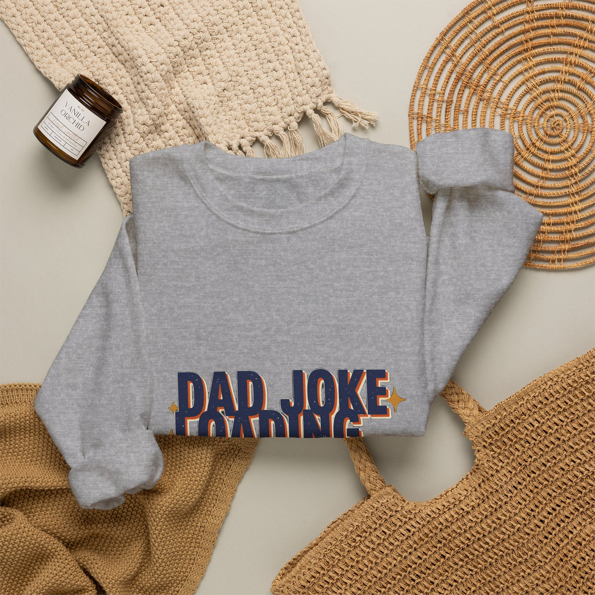 Dad Joke Loading Sweatshirt, Funny Dad Crewneck, Gift for Dad