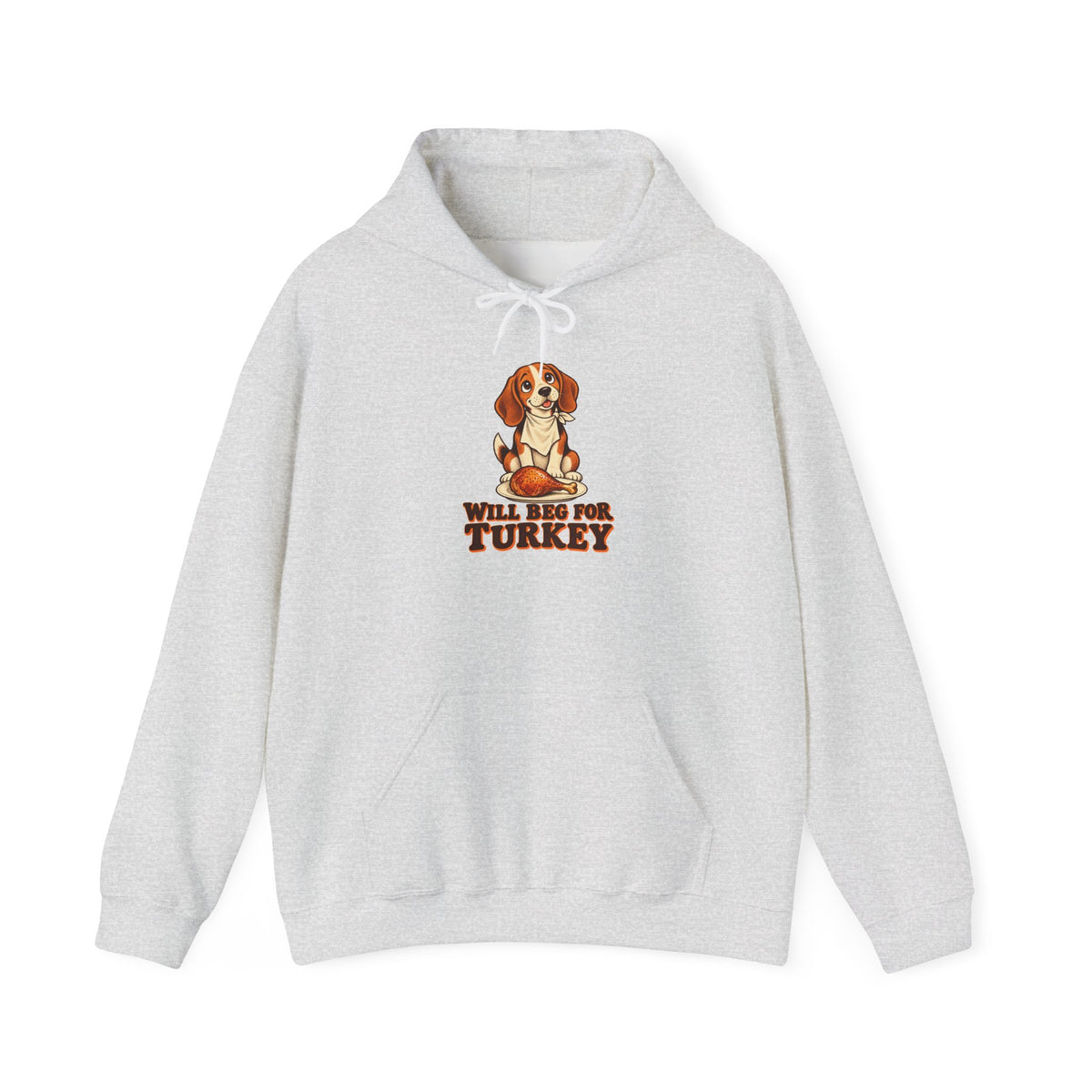 Will Beg for Turkey Beagle Thanksgiving Hoodie, Dog Thanksgiving Hoodie