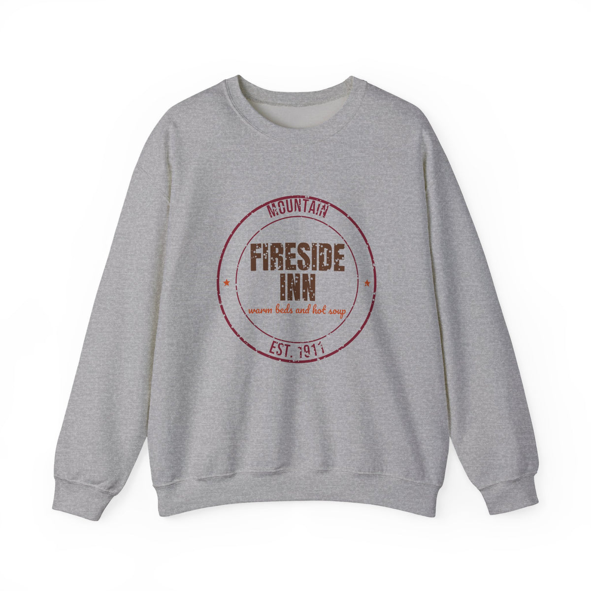 Mountain Fireside Inn Est. 1911 Sweatshirt, Vintage Winter Crewneck Sweatshirt