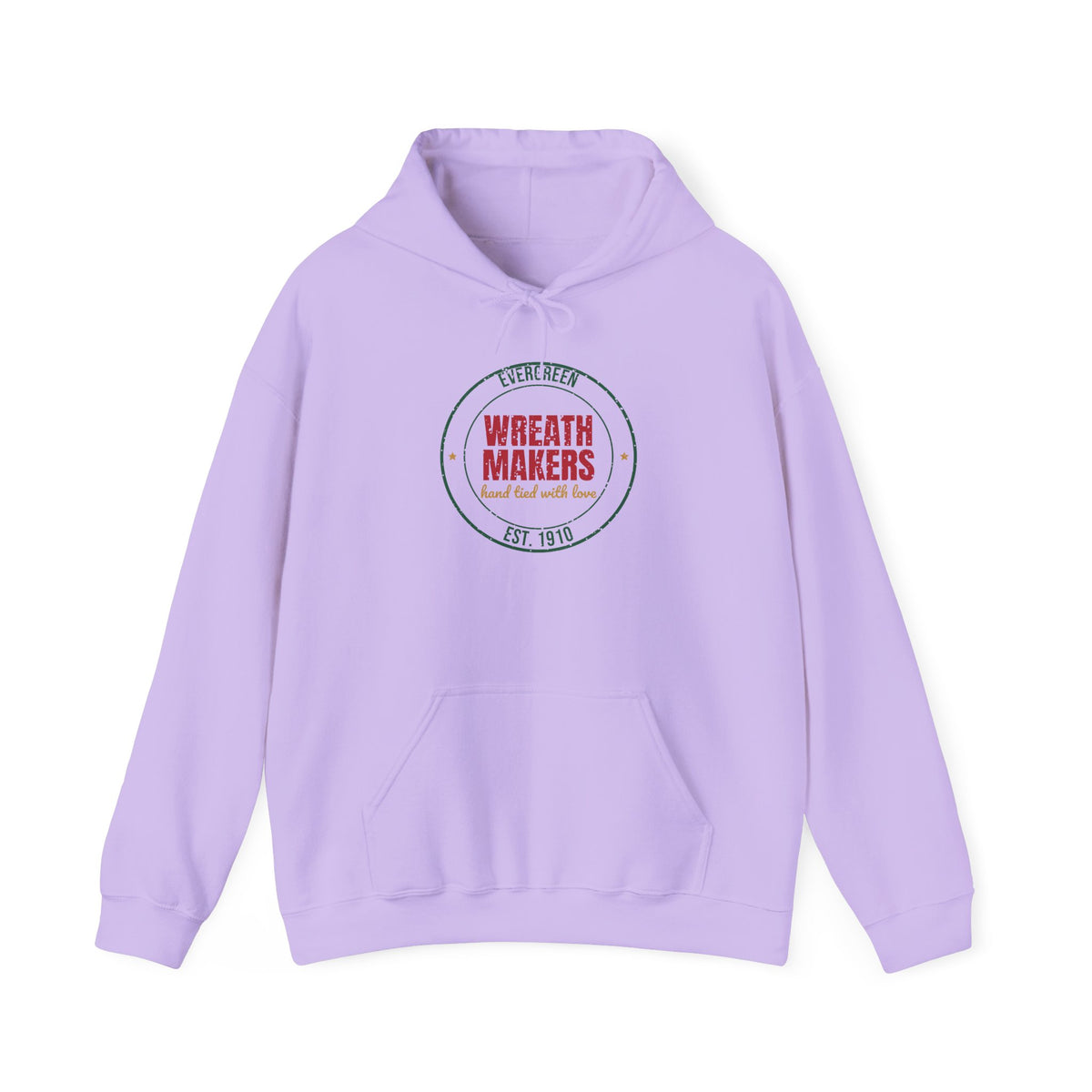 Evergreen Wreath Makers Est. 1910 Hoodie, Vintage Christmas Hoodie