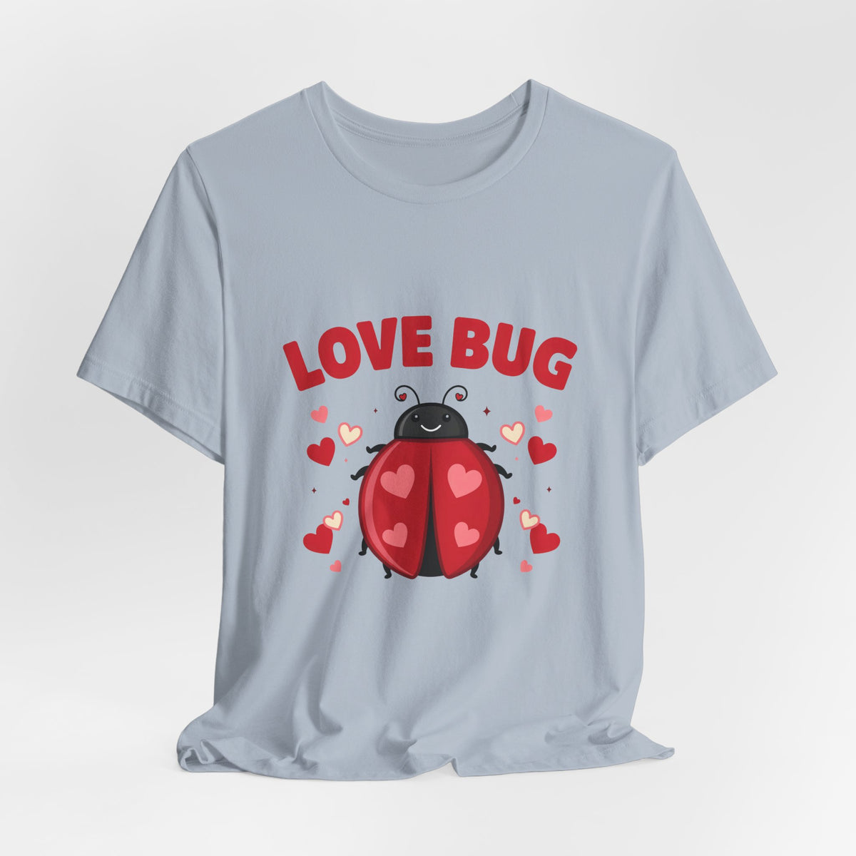 Love Bug Valentine Ladybug Shirt, Ladybug Valentine T-Shirt, Valentines Day Tee