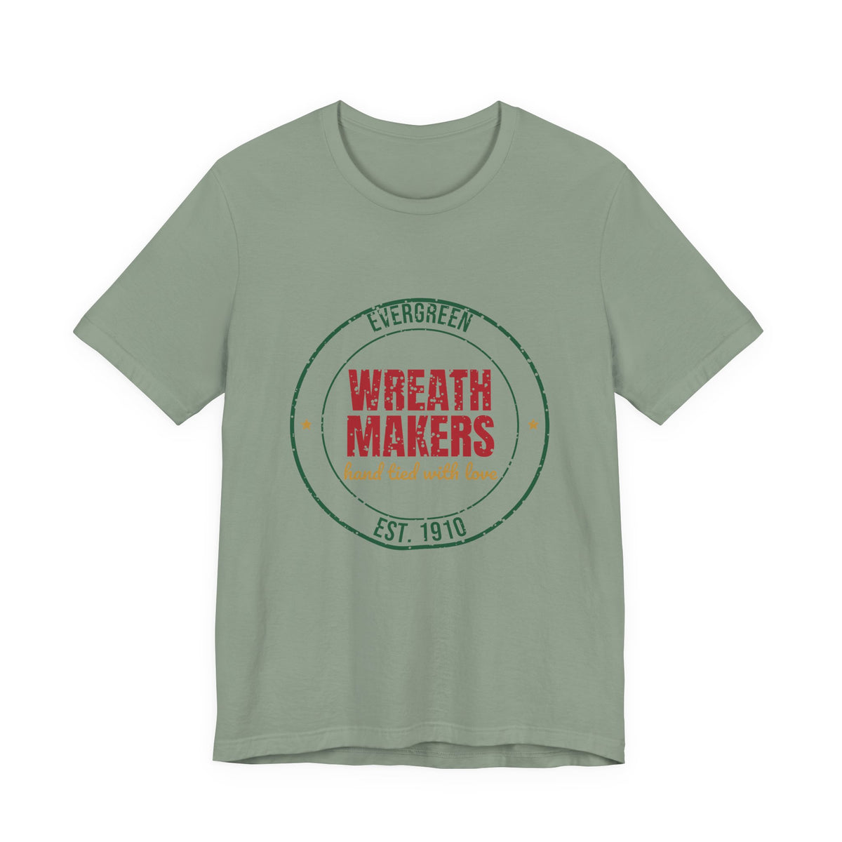 Evergreen Wreath Makers Est. 1910 Shirt, Vintage Christmas T-Shirt, Vintage Christmas Gift