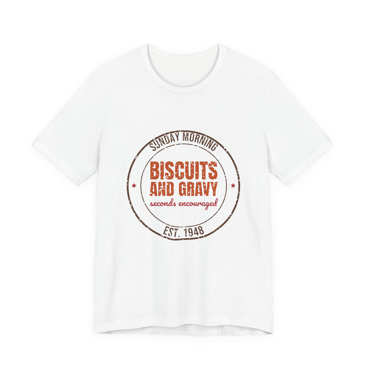 Sunday Morning Biscuits and Gravy Est. 1948 Shirt, Vintage Southern T-Shirt, Vintage Southern Gift