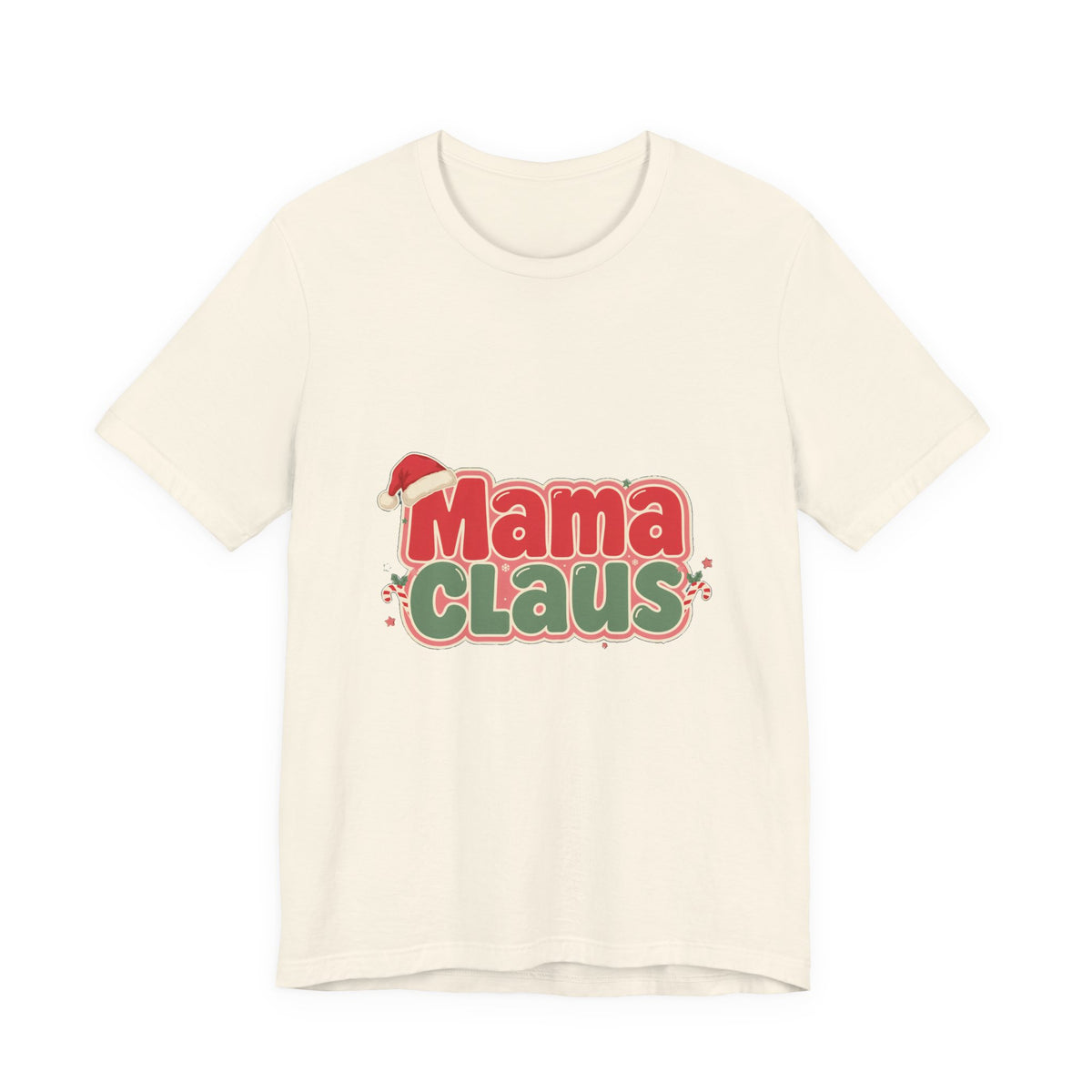 Mama Claus Shirt, Retro Christmas T-Shirt for Mom, Funny Holiday Mom Tee
