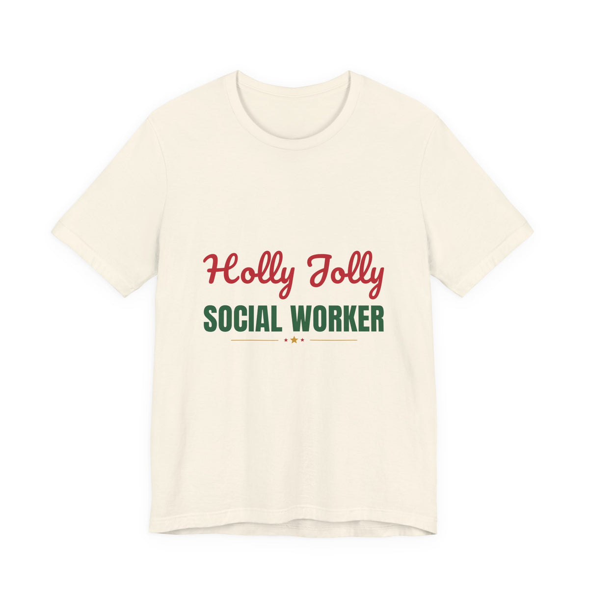 Holly Jolly Social Worker Shirt, Social Worker Christmas T-Shirt, Social Worker Gift