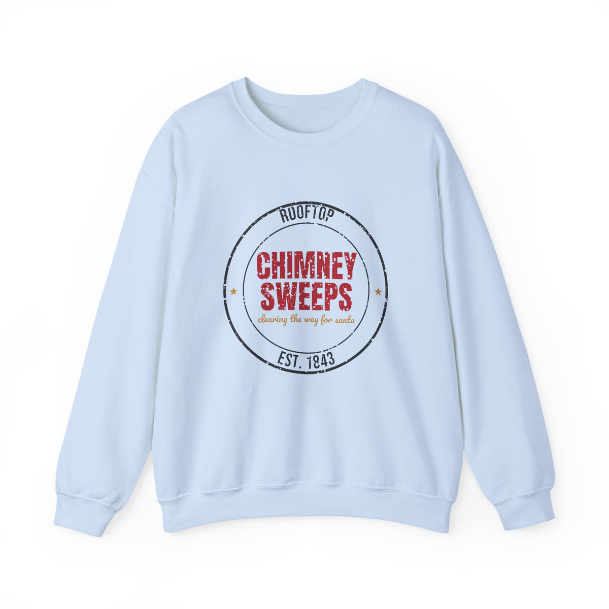 Rooftop Chimney Sweeps Est. 1843 Sweatshirt, Vintage Christmas Crewneck Sweatshirt
