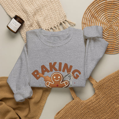 Baking Spirits Bright Sweatshirt, Christmas Baking Crewneck, Gift for Bakers