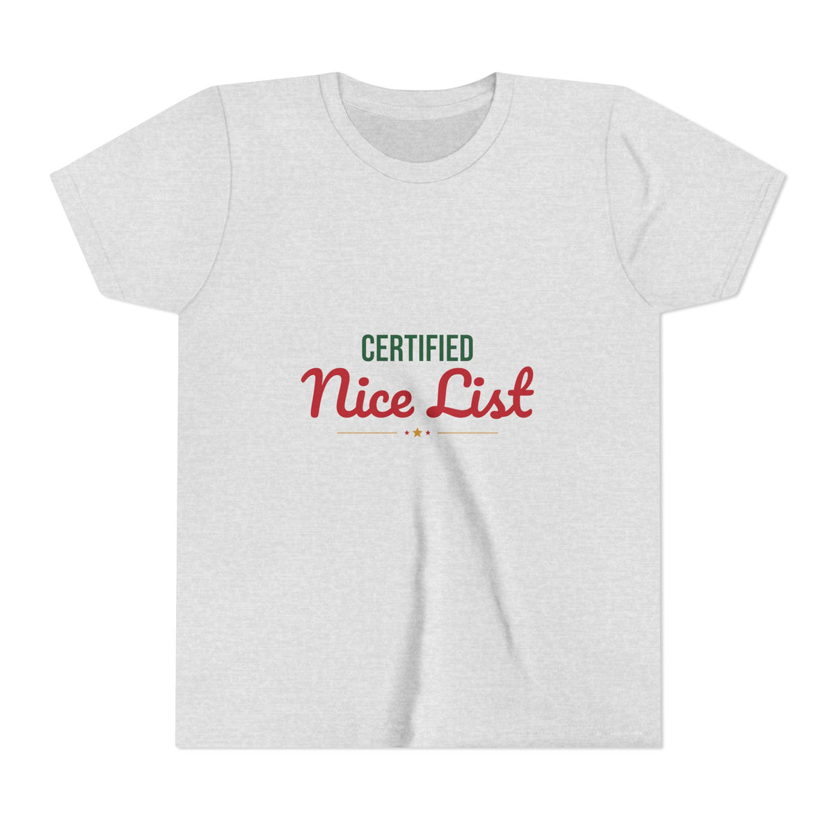 Certified Nice List Kids Shirt