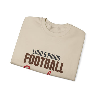 Loud and Proud Football Grandma Sweatshirt, Football Grandma Crewneck