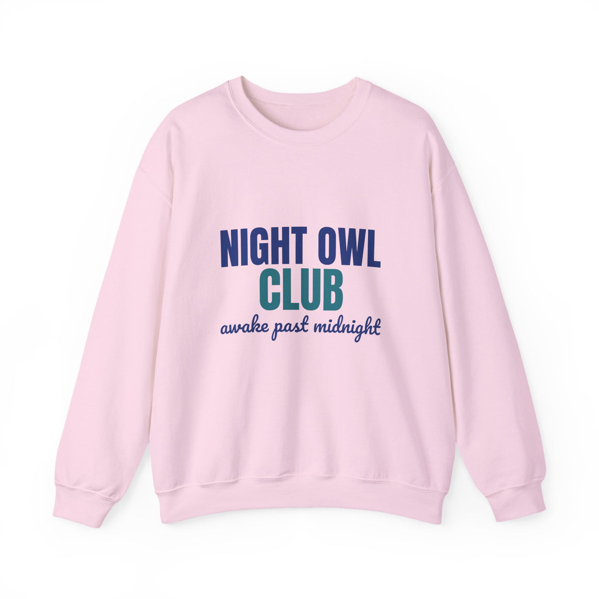Night Owl Club Awake Past Midnight Sweatshirt, Night Owl Club Crewneck Sweatshirt
