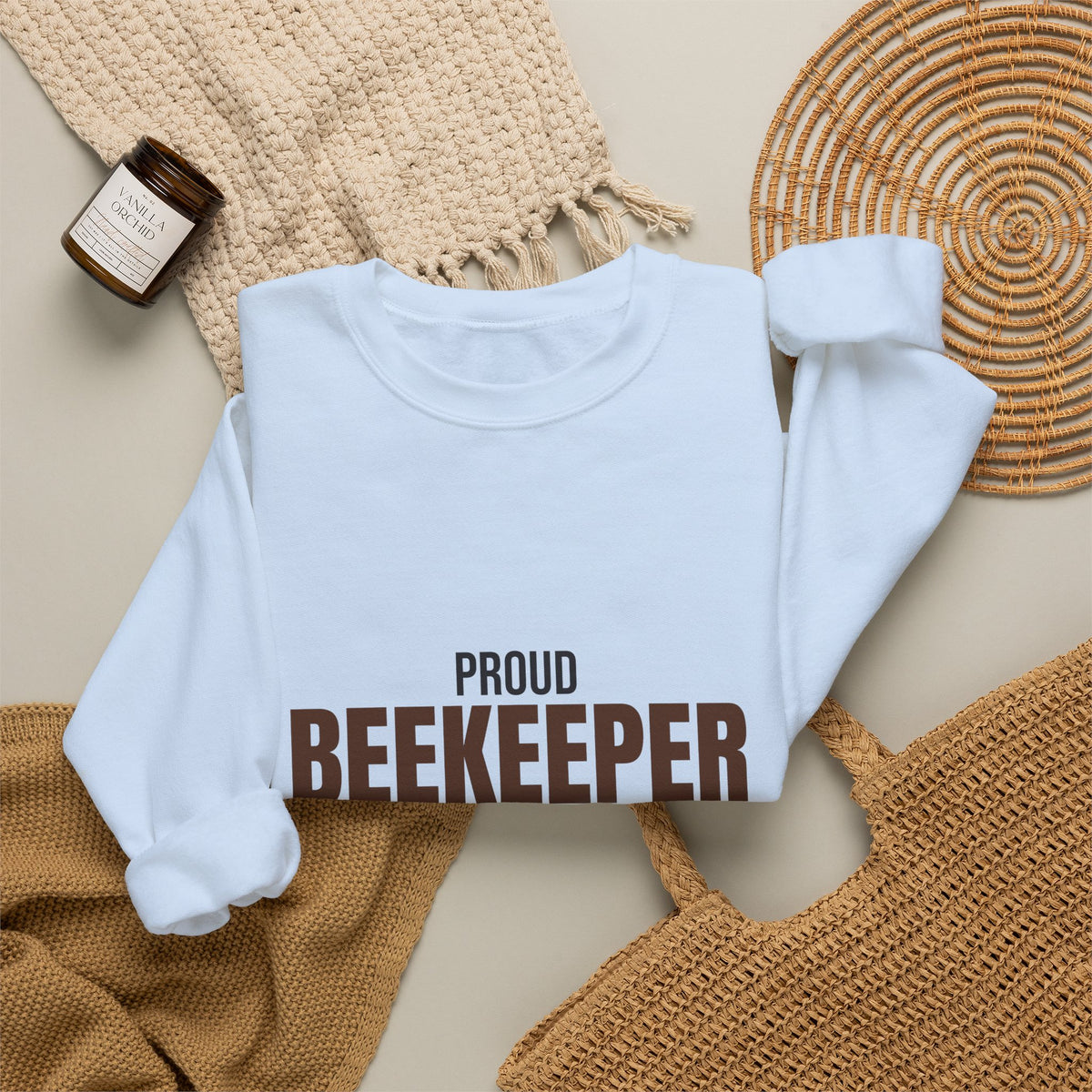 Proud Beekeeper Bee Kind Sweatshirt, Beekeeper Crewneck
