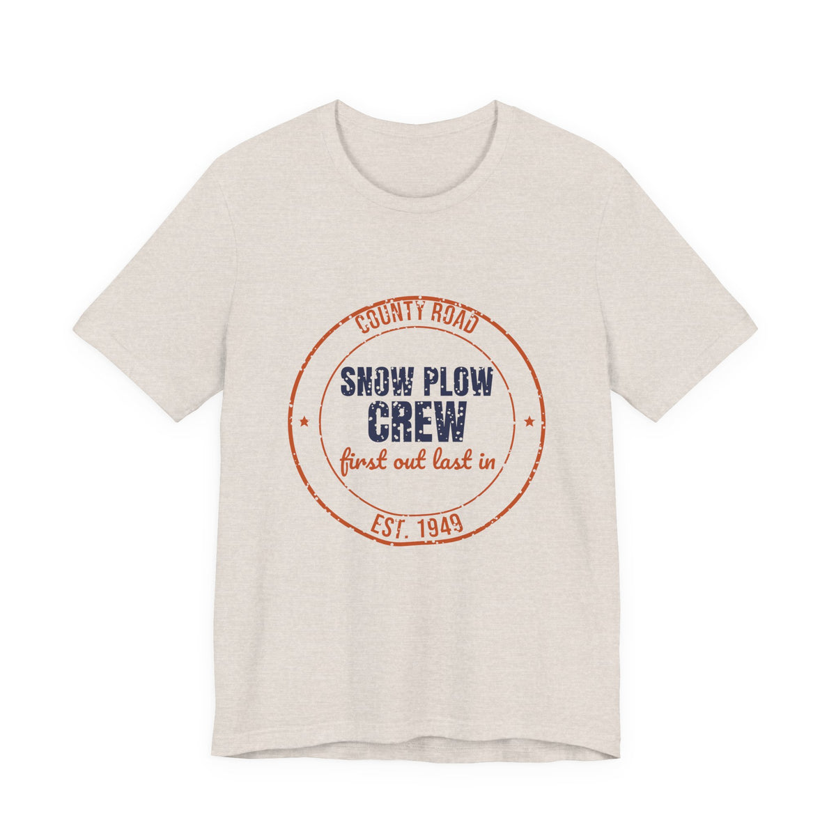 County Road Snow Plow Crew Est. 1949 Shirt, Vintage Winter T-Shirt, Vintage Winter Gift
