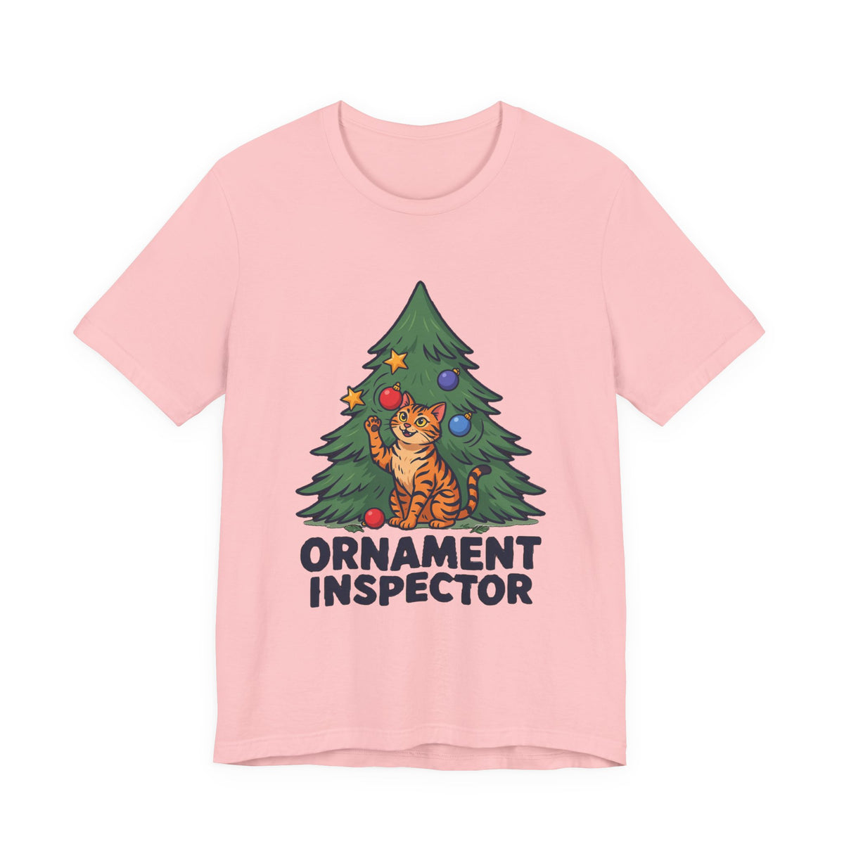 Ornament Inspector Christmas Cat Shirt, Ornament Inspector Christmas Cat T-Shirt