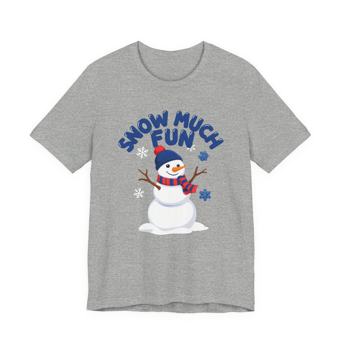 Snow Much Fun Shirt, Snowman Winter T-Shirt, Cute Snow Day Tee