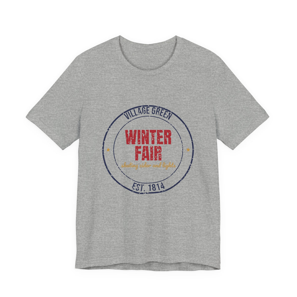 Village Green Winter Fair Est. 1814 Shirt, Vintage Winter T-Shirt, Vintage Winter Gift