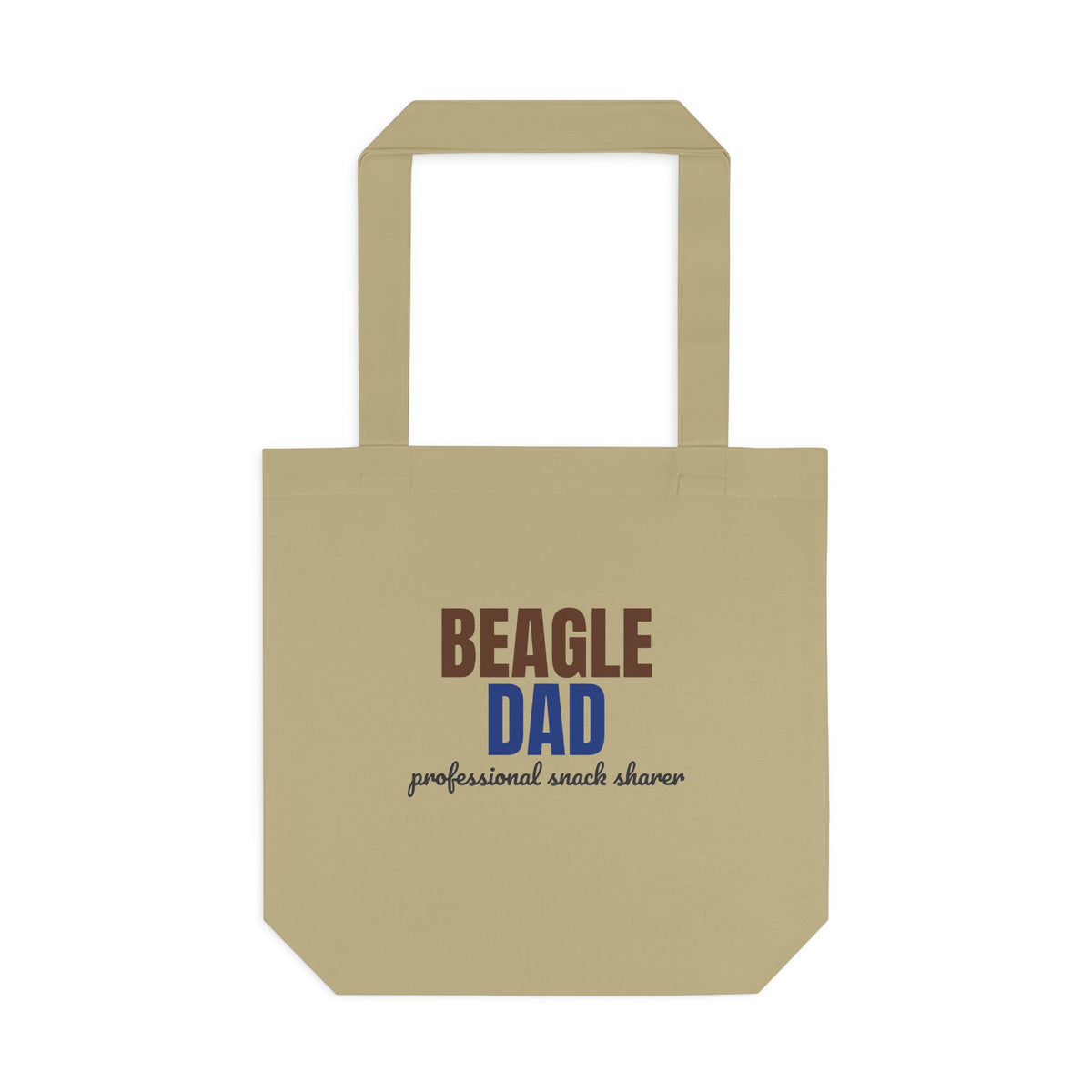 Beagle Dad Professional Snack Sharer Tote Bag, Beagle Dad Canvas Tote Bag