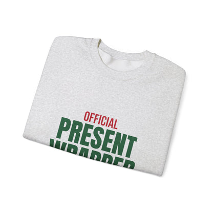 Official Present Wrapper Sweatshirt, Funny Christmas Crewneck