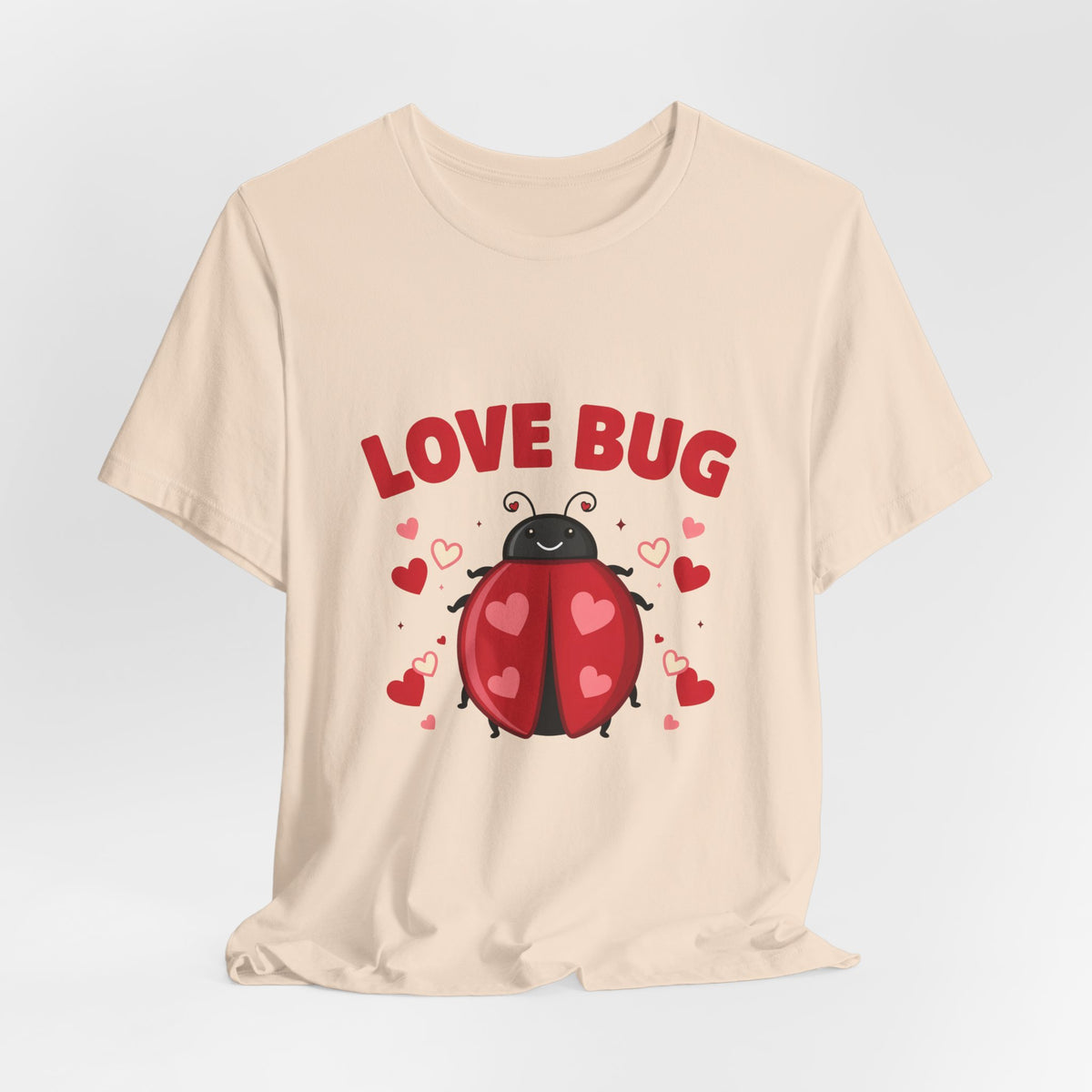 Love Bug Valentine Ladybug Shirt, Ladybug Valentine T-Shirt, Valentines Day Tee