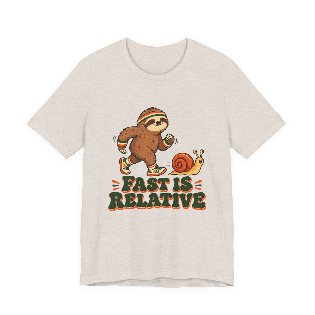 Fast Is Relative Running Sloth Shirt, Funny Sloth Running T-Shirt, Funny Sloth Running Gift