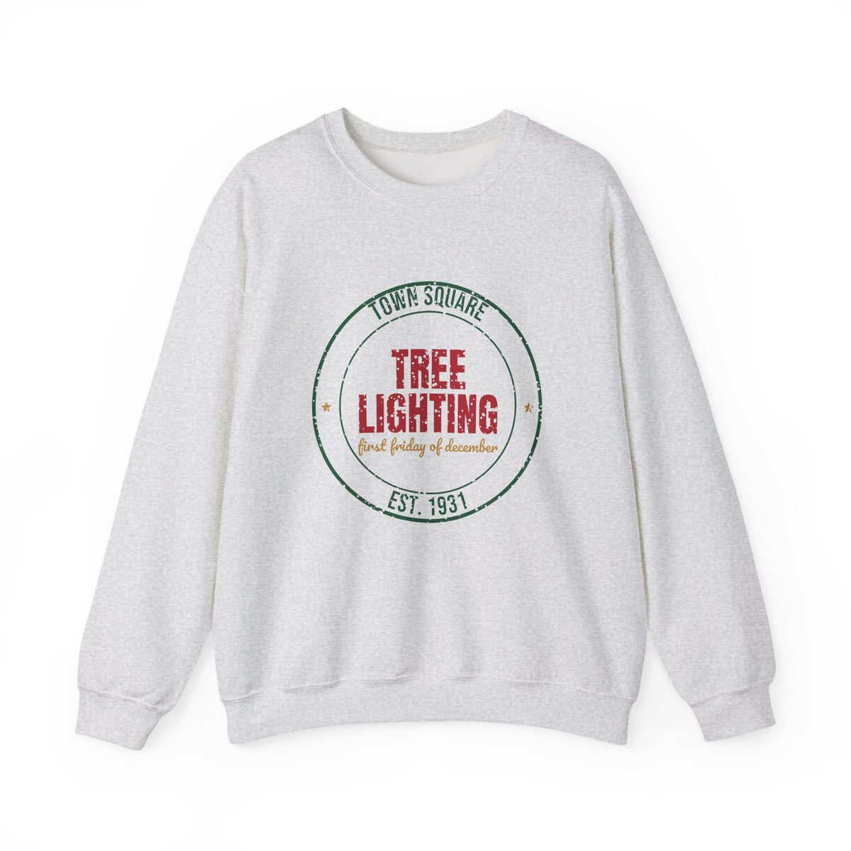 Town Square Tree Lighting Est. 1931 Sweatshirt, Vintage Christmas Crewneck Sweatshirt