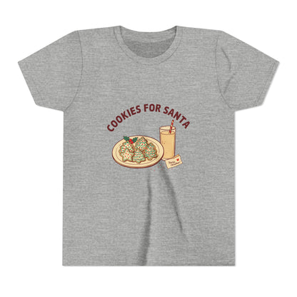 Cookies for Santa Kids Shirt