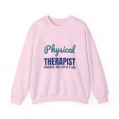 Physical Therapist Progress One Step at a Time Sweatshirt, PT Crewneck Sweatshirt, Physical Therapy