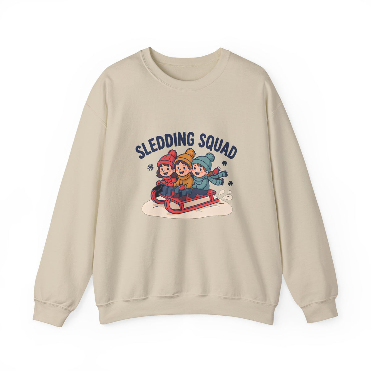 Sledding Squad Winter Sweatshirt