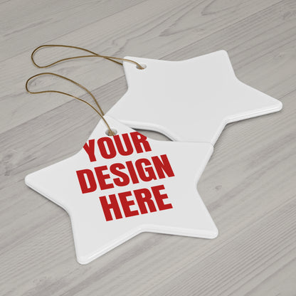 Custom Photo Christmas Ornament – Upload Your Photo or Text