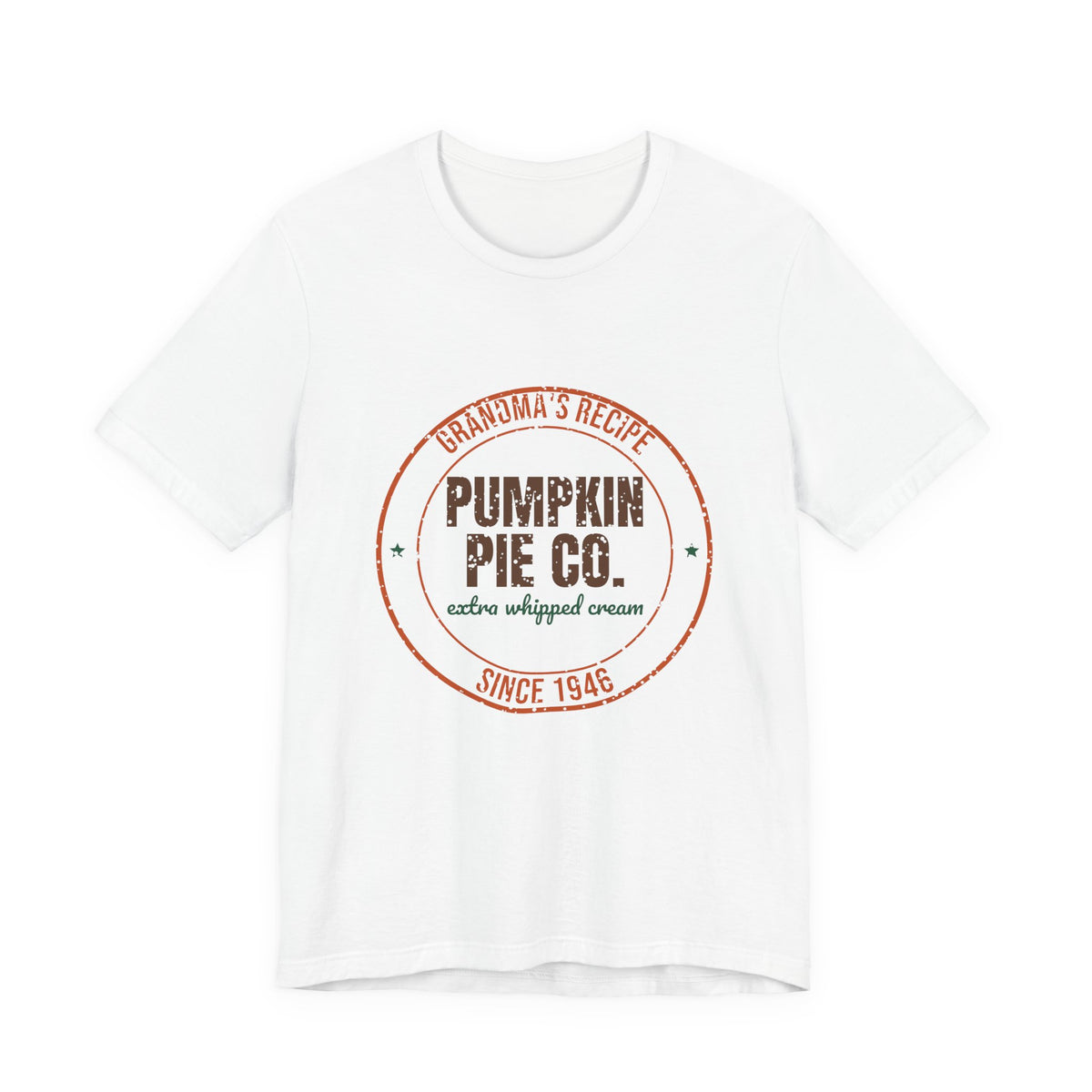 Grandma's Recipe Pumpkin Pie Co. Since 1946 Shirt, Vintage Thanksgiving T-Shirt, Vintage Thanksgiving Gift