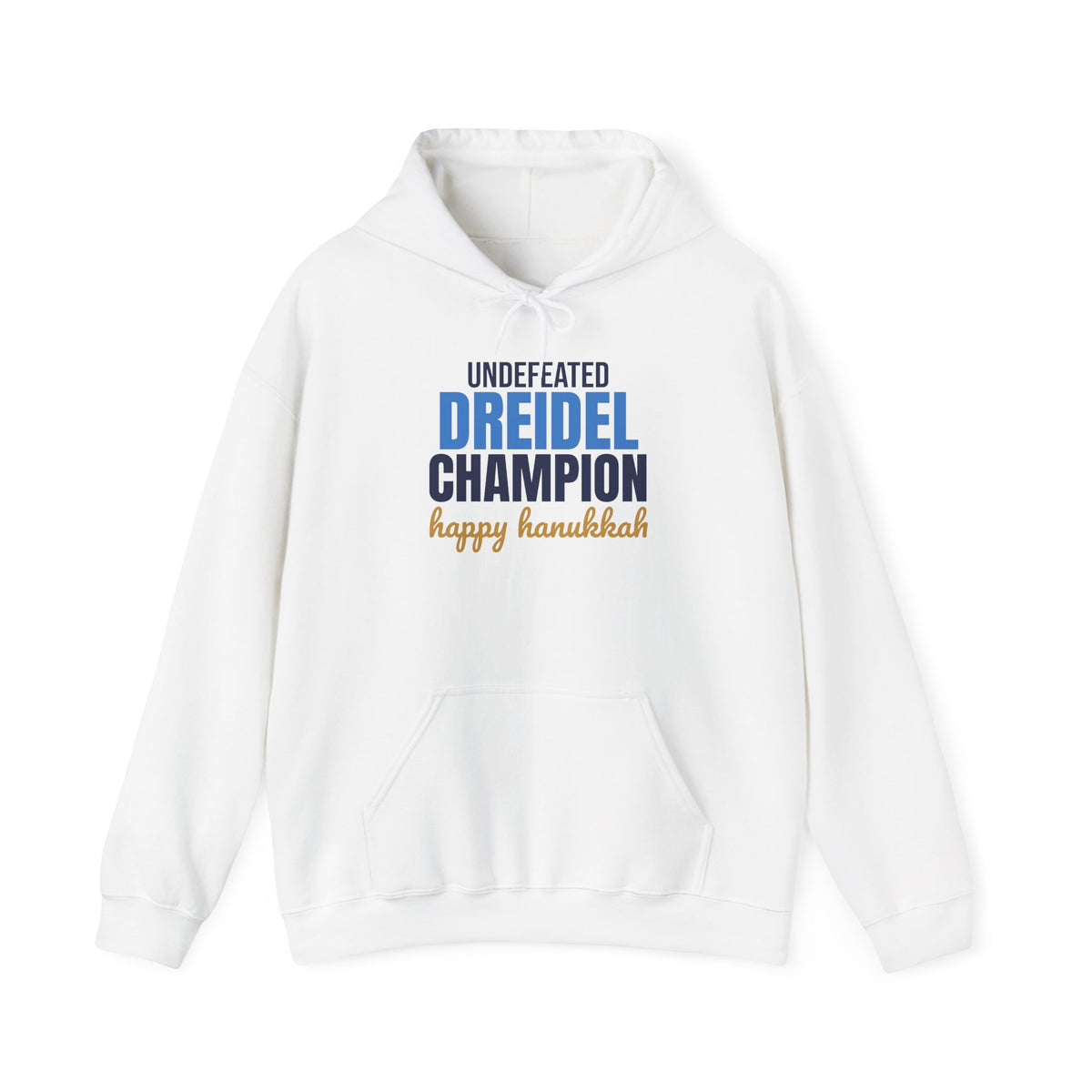 Undefeated Dreidel Champion Happy Hanukkah Hoodie, Hanukkah Hoodie