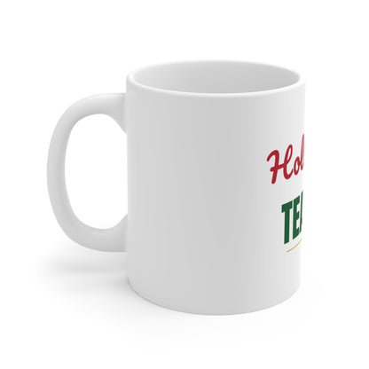 Holly Jolly Teacher Mug, Teacher Christmas Coffee Mug 11oz
