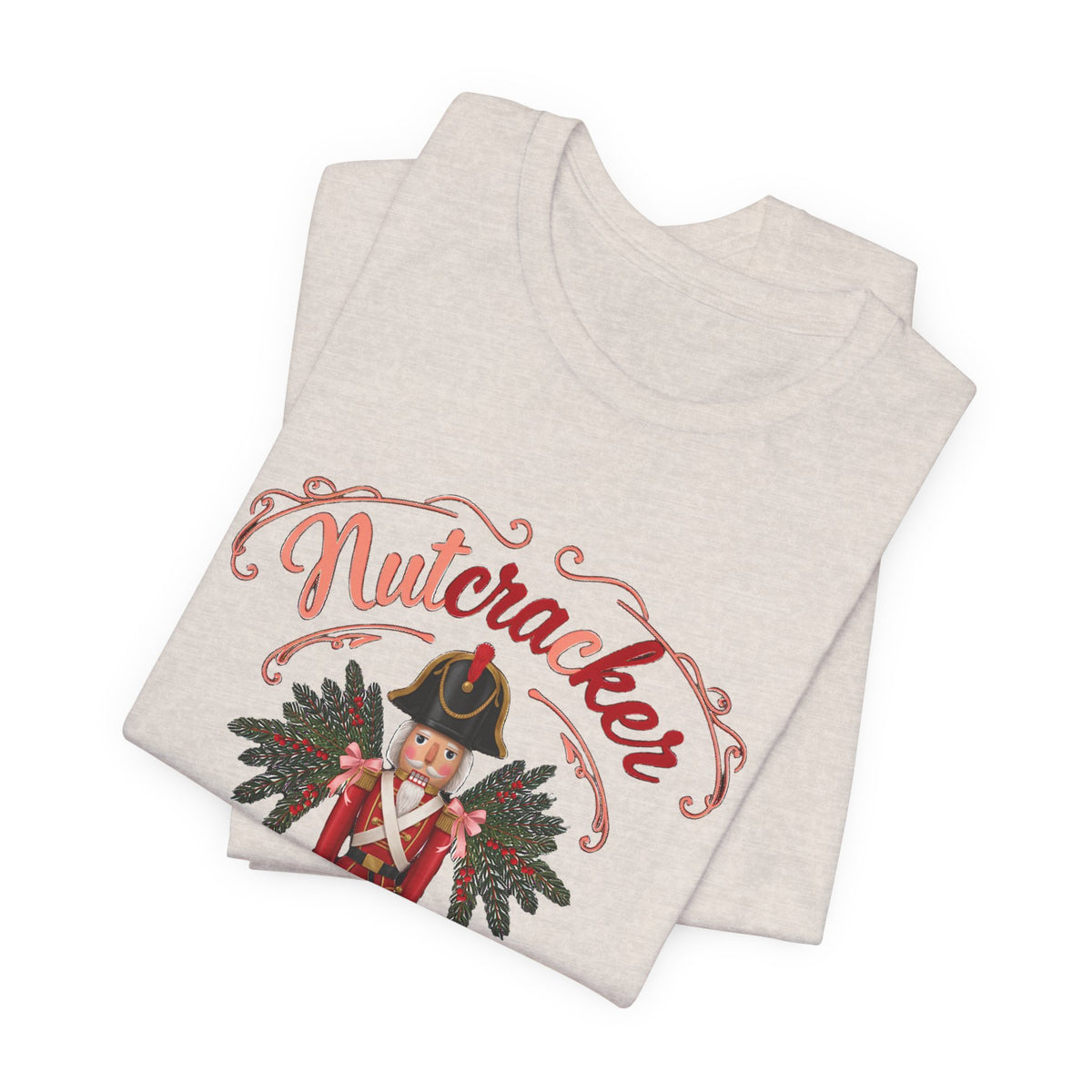 Nutcracker Season Shirt, Vintage Nutcracker T-Shirt, Pink Christmas Tee