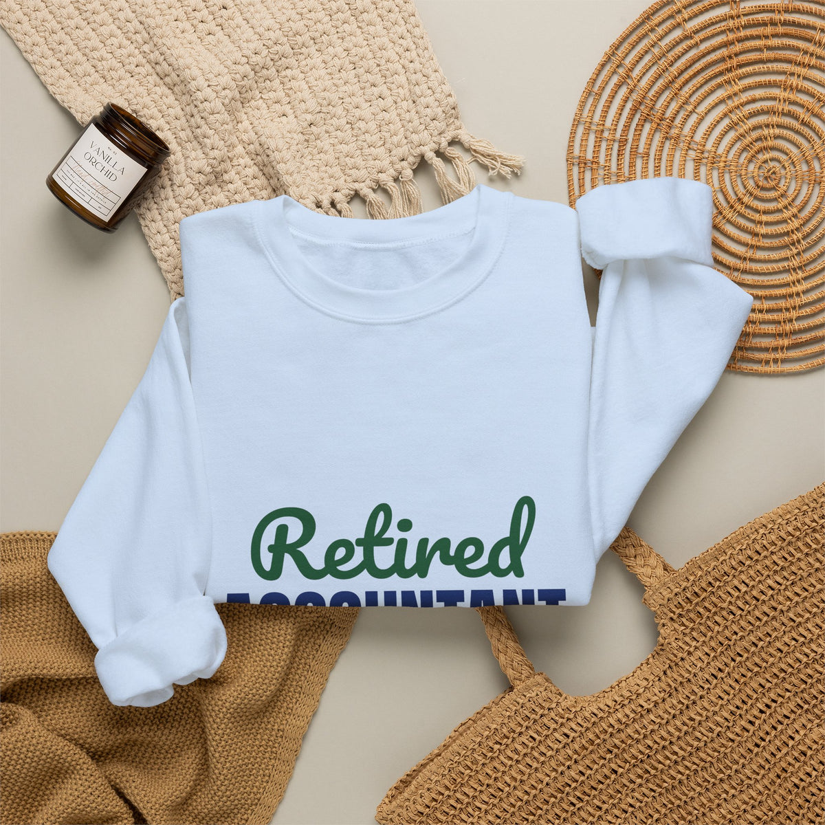 Retired Accountant Sweatshirt, Accountant Retirement Crewneck