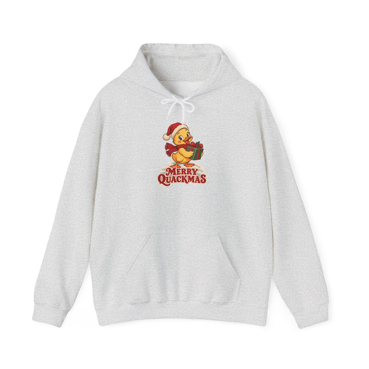 Merry Quackmas Christmas Duck Hoodie, Duck Christmas Hoodie
