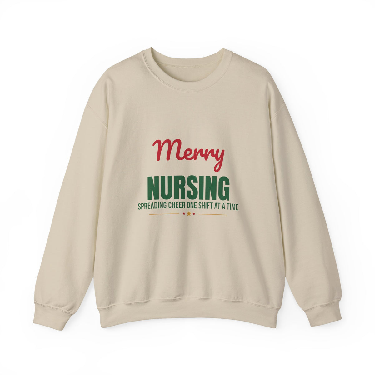 Merry Nursing Spreading Cheer One Shift at a Time Sweatshirt, Nurse Christmas Crewneck, Nurse Gift