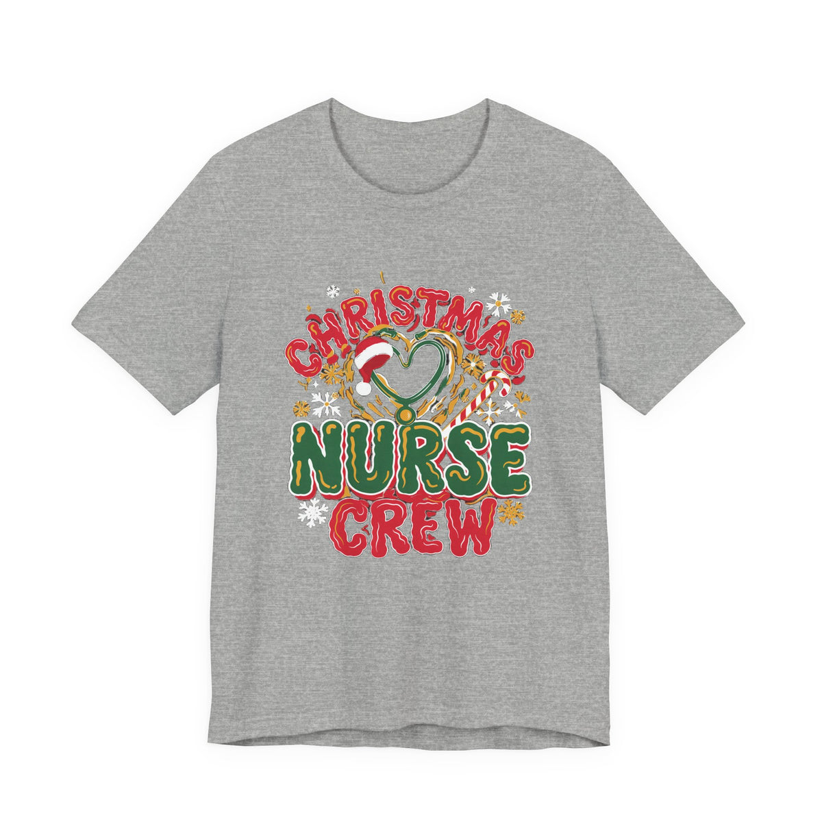 Christmas Nurse Crew Shirt, Retro Nurse Christmas T-Shirt, Holiday Gift for Nurses