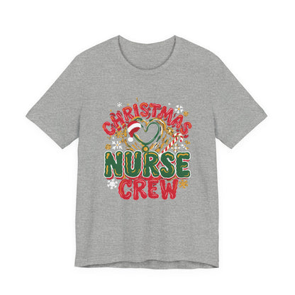 Christmas Nurse Crew Shirt, Retro Nurse Christmas T-Shirt, Holiday Gift for Nurses