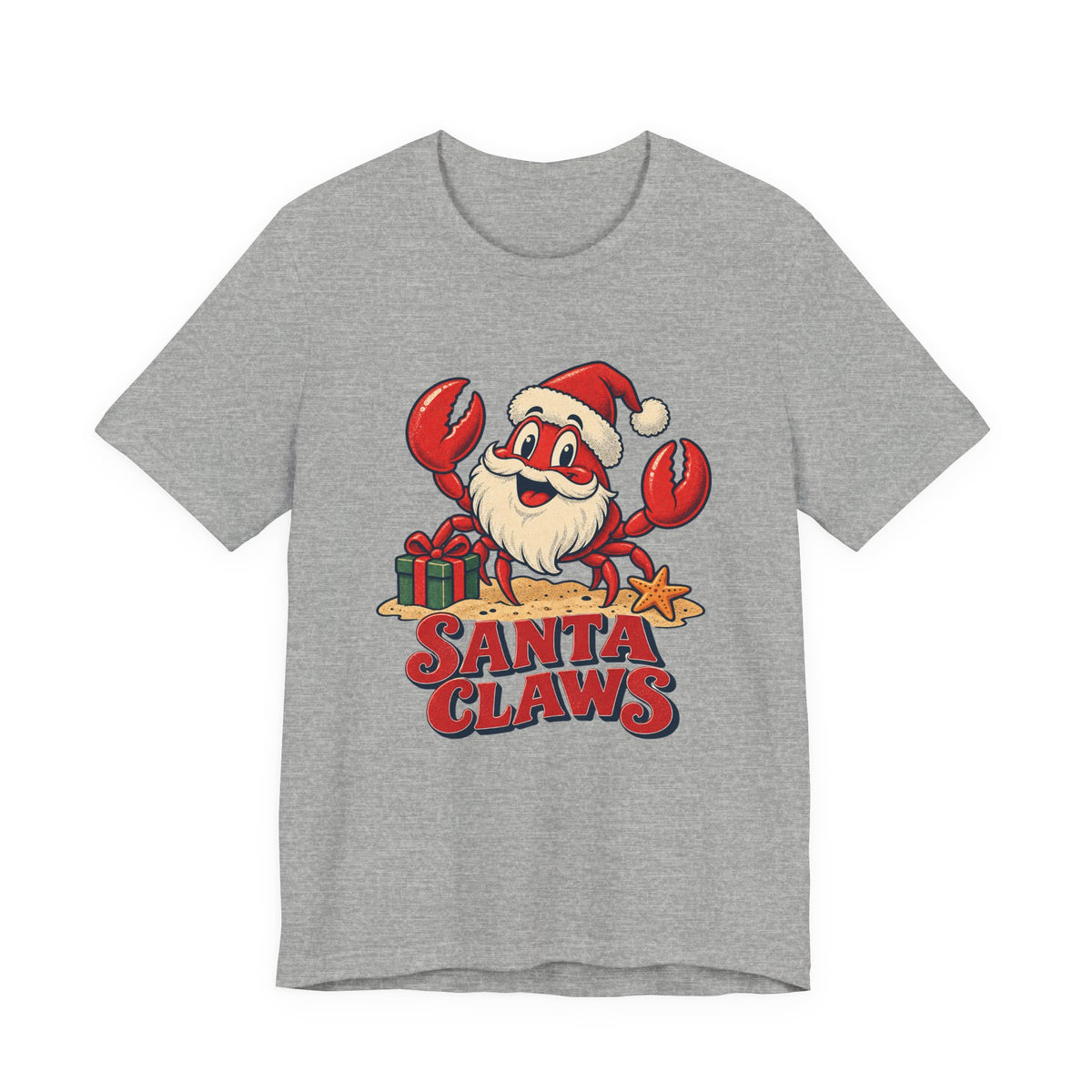 Santa Claws Christmas Crab Shirt, Crab Christmas T-Shirt, Crab Christmas Gift