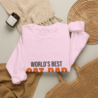 World's Best Cat Dad Sweatshirt, Cat Dad Crewneck