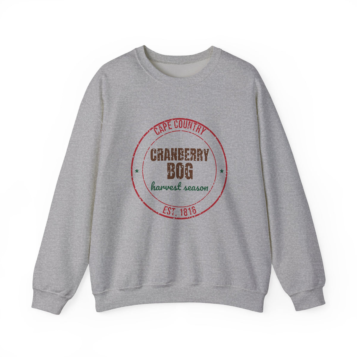 Cape Country Cranberry Bog Est. 1816 Sweatshirt, Vintage Thanksgiving Crewneck Sweatshirt