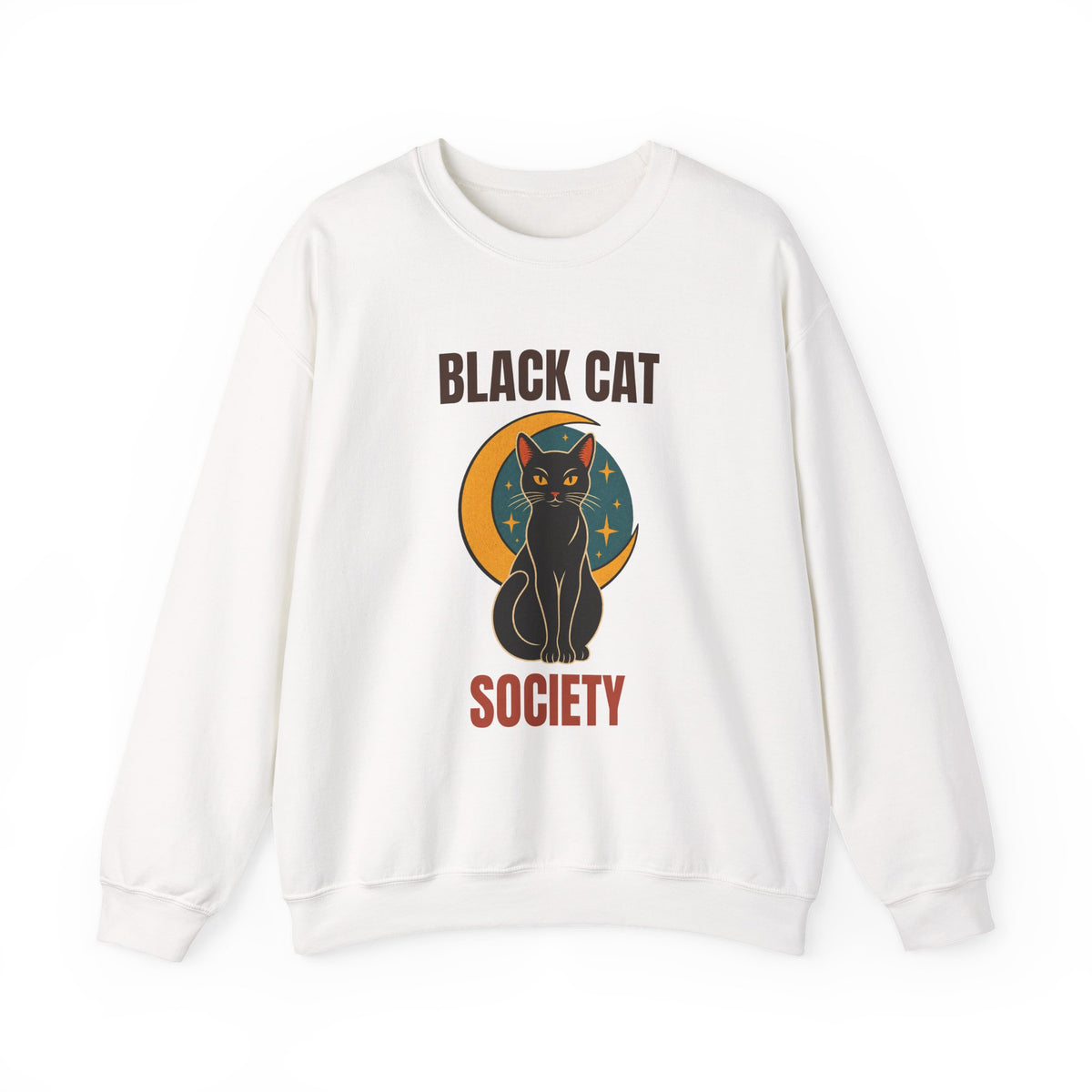 Black Cat Society Vintage Moon Sweatshirt