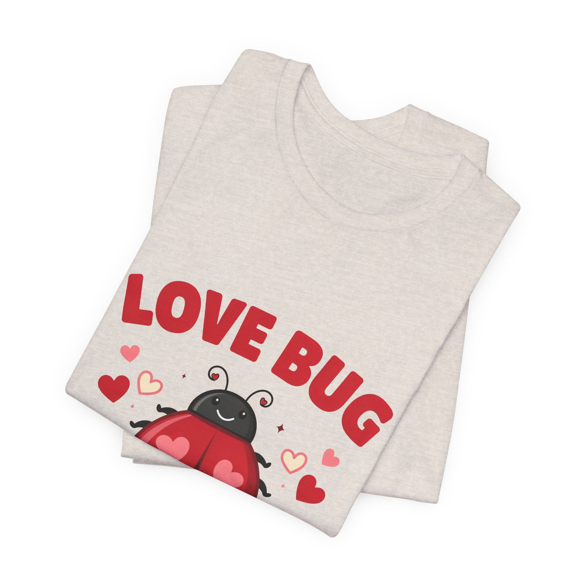 Love Bug Valentine Ladybug Shirt, Ladybug Valentine T-Shirt, Valentines Day Tee