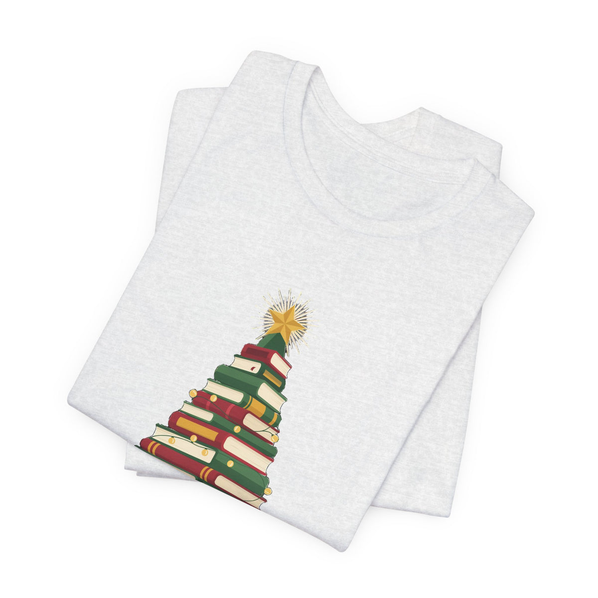 Merry Bookmas Shirt, Book Lover Christmas T-Shirt, Bookish Holiday Tee